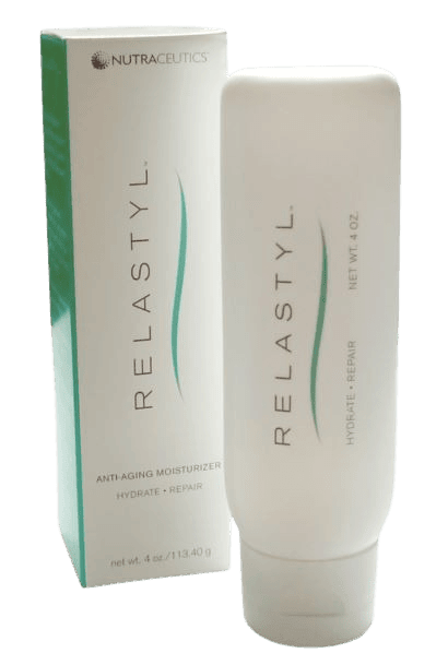 A Jar of Relastyl Anti-aging Cream, Showcasing Its Elegant Design and Promising Youthful Skin Rejuvenation.